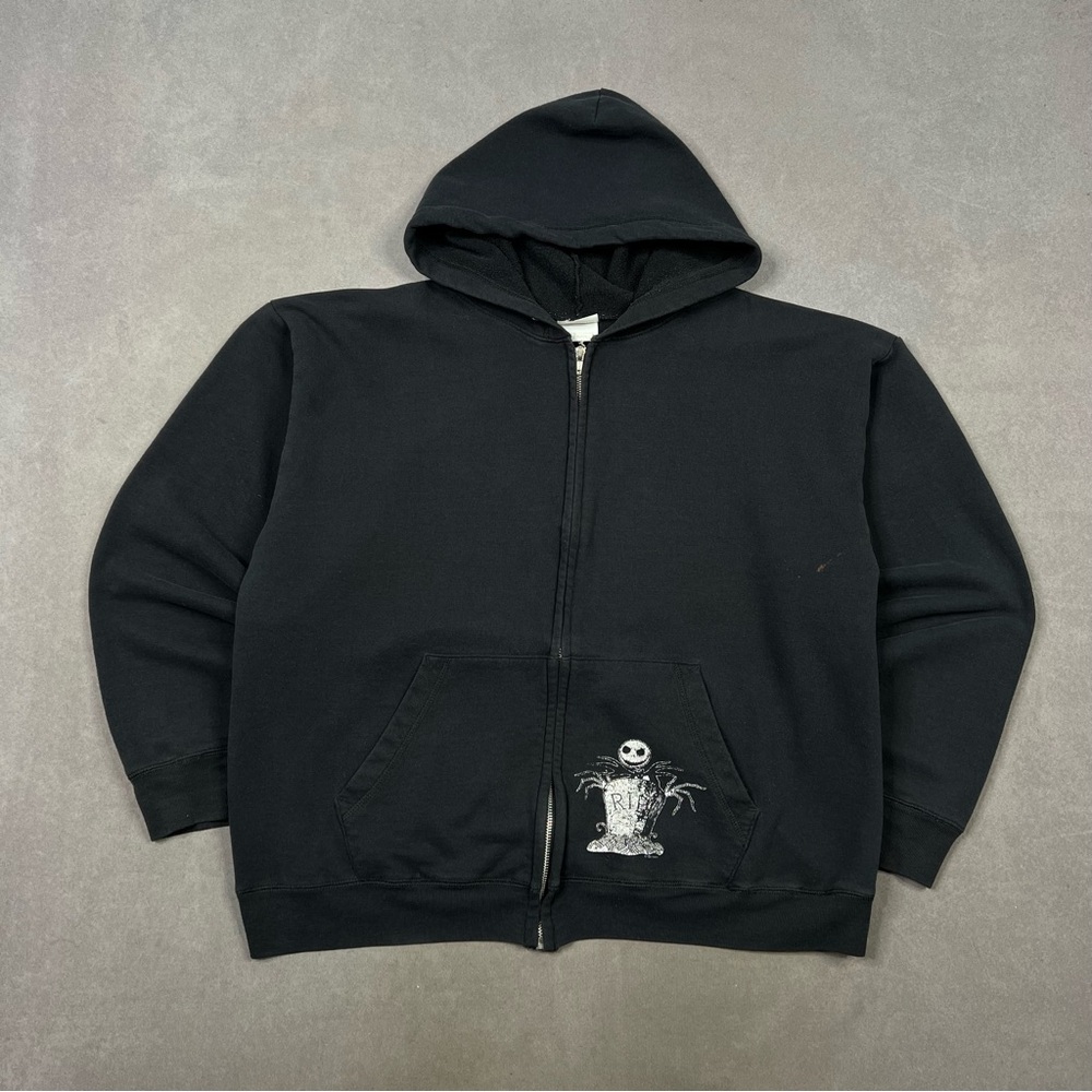 Disney Nightmare Before Christmas Black Hoodie Vintage